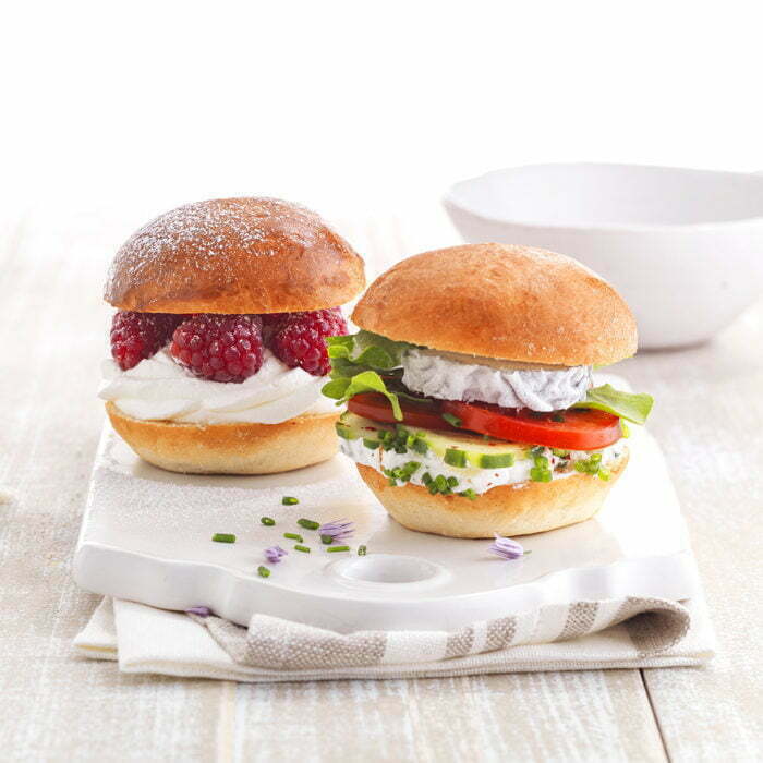 gourmet mini brioche burger buns