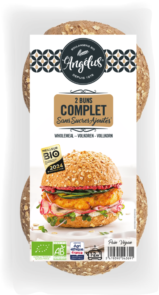 Packshot, buns complet, meilleur produit bio, burger